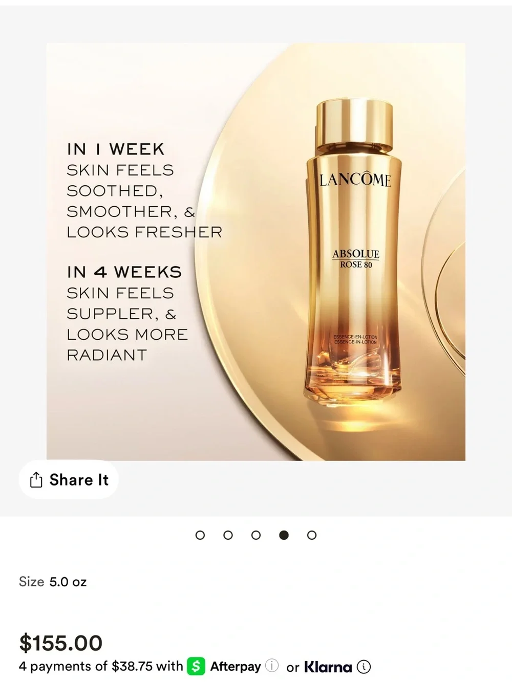 Lancome luxurious hydrating